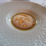 マダム・トキ - 森の茸のヴルーテ、アーモンドのムースリーヌ