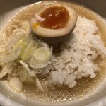 鴨出汁中華蕎麦 麺屋yoshiki - 鴨出汁塩そば＋小ライス