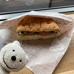 ラティメリア - 沼津産鯖サンド Numazu Mackerel Sandwich at Latimeria, Numazu Port！♪☆(*^o^*)