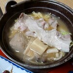 湯荘白樺 - 夕食の鍋