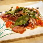 ツバメキッチン - 合鴨たたきカルパッチョ