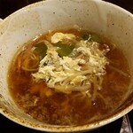 Sousaku Chuu Ka Shu Bou Kouen - 本日の麺、豚肉と野菜と卵の香味しょうゆ麺ハーフ