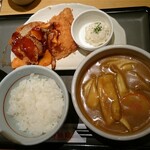 Wakashachiya - ささみフライ黒酢ランチ \990-