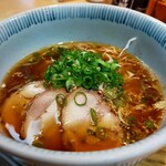 とりそば太田 - 鶏そば醤油、麺ハーフ