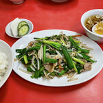大二 - 肉ニラ炒め定食