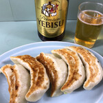 みんみん - みんみん(餃子、ビール)