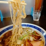 中華蕎麦 こばや - 旨し麺は手揉み太縮れ❗️