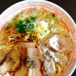 中華蕎麦 こばや - 塩肉中華大盛❗️(中細ストレート麺)