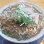 麺饗 松韻 - 麺響 松韻　2012年8月　こってり in ニラ　680円