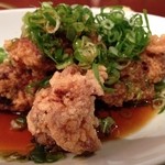 ライオン飯店 - 唐揚げ定食の唐揚げ