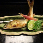 たか田八祥 - 吉田川の鮎塩焼き