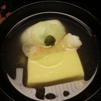 たか田八祥 - 椀：枝豆しんじょ、卵豆腐