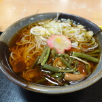 Chouja Hara Sabisu Eria - 新年の山菜蕎麦¥530税込み