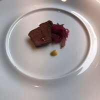 フランス料理 ル・クール - 牛ハツのスモーク