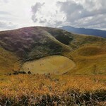 まるたか - 休火山の大室山。