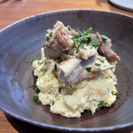 QUINDI - ポテトサラダ、氷見鰤と自家製ツナ添え