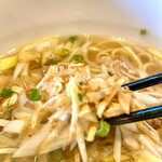 今石飯店 涼華 - 細切りのチャーシュー葱がよくマッチしてます