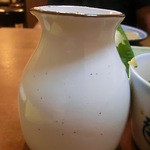 あさひ - 〆はお決まり蕎麦湯　ちょっと薄め