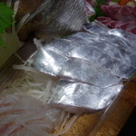 太刀魚のお刺身