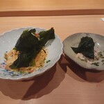 鮨 さかい - 若布投入