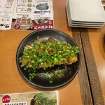 味噌と餃子 青源  パセオ店 - ネギ味噌餃子430円