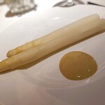 コート ドール - ・茹で上げホワイトアスパラガス マスタードソース