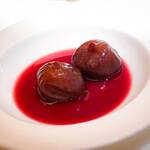 コート ドール - ・石川県黒いちじくのコンポート おっきないちじく♡中はとろんとろん。 口いっぱいにほうばるいちじく 赤ワインのシロップは、アルコールの嫌な感じがなくて。 コートドールのコンポートって本当にどれも美味しい！！！