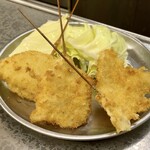 半田屋 - 玉ねぎ＋とんかつ＋きす