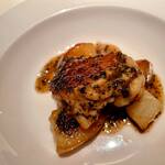 コート ドール - ・白子のムニエルと菊芋  これを食べるのが冬で本当によかった！ と思った。