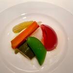 コート ドール - ・季節野菜の冷製エチュベ  毎日、山盛り食べたい。