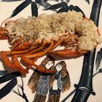 ビストロ セレニテ - 活ロブスターの殻が勿体無くて、テイクアウトして、リゾットにしました　爆　自作自演