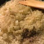 ビストロ セレニテ - 活ロブスターの殻が勿体無くて、テイクアウトして、リゾットにしました　爆　自作自演