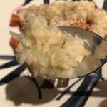 ビストロ セレニテ - 活ロブスターの殻が勿体無くて、テイクアウトして、リゾットにしました　爆　自作自演