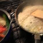 ビストロ セレニテ - 活ロブスターの殻が勿体無くて、テイクアウトして、リゾットにしました　爆　自作自演