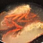 ビストロ セレニテ - 活ロブスターの殻が勿体無くて、テイクアウトして、リゾットにしました　爆　自作自演