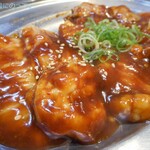 炭火焼肉 明石魚の棚 肉焼屋 - テッチャン＆ミノサンド