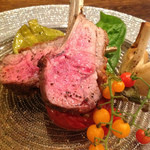 クードクール - 仔羊背肉のロースト1400円