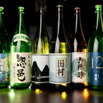 海鮮・炭火串焼 庄内うなさか 純米酒専門店 - 山形県内外銘醸純米酒(日本酒)