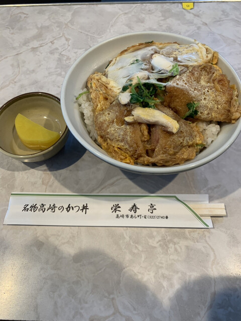 栄寿亭 エイジュテイ 高崎 上信 かつ丼 かつ重 食べログ