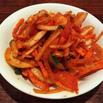 ヘブン - サービスのアチャールは、玉葱、人参、胡瓜のでした。