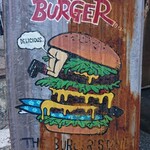 WORLD WIDE BURGER - 外案内看板