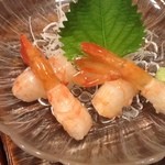 肴家 まこと - 甘海老刺身　甘さが堪りません