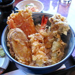 静和屋 - 天丼セット　せいろ大盛り