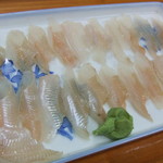 居酒屋　岩ちゃん - メインディッシュの穴子のお造りぃぃぃ！