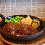 蒸気屋 - ハンバーグ