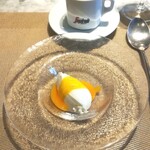La Brianza - ディカフェのコーヒーと。コーヒーともよく合いますおいしいです。