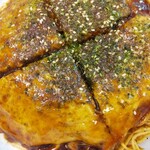 お好み焼kei - 料理写真:豚玉辛麺そばにイカ天（750円）