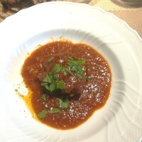 La Brianza - 近江牛すね肉のオーソブッコ。口の中でほどけるやわらかさ、トマトや玉ねぎの甘みとコクのあるソースと相まってとてもおいしい♡