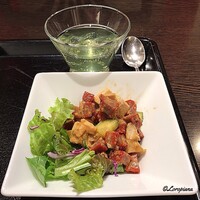 中国料理 豪華 - 窯焼叉焼､蒸し鶏むね肉､胡瓜の胡麻味噌和えの