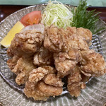 北の幸 - 北海道名物鶏のザンギアップ、
            いわゆる鶏の唐揚げですwww
